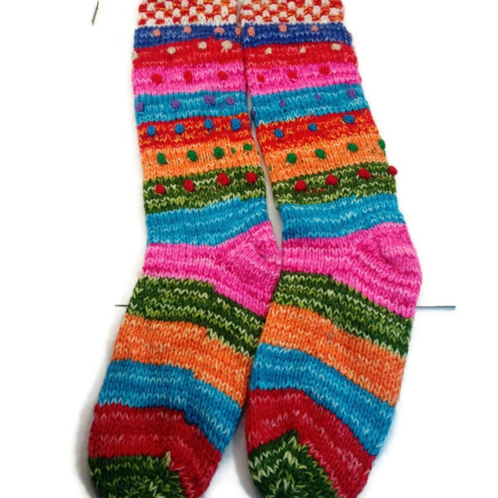 Warm Winter Wool Knit Leg Warmers